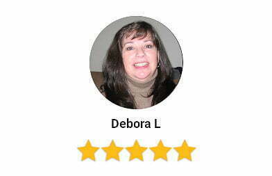Debora 5 Star Testimonial